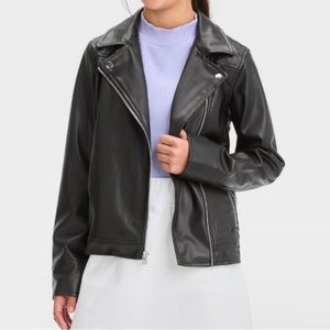 Medium Girls Leather jacket from target